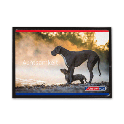 22 GladiatorPLUS Fußmatte "Achtsamkeit."